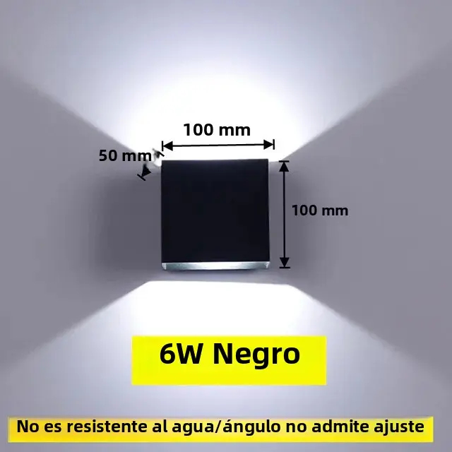 Lámpara De Pared LED Impermeable IP65 6W/12W Para Exterior Y Interior Iluminación De Jardín Patio Puerta Y Decoración De Dormitorio Sala De Estar - 1