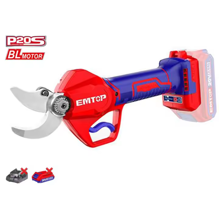TIJERA PODA BATERIA 20V BRUSHLESS EMTOP - P20S (20-30mm - BATERIA Y CARGADOR NO INCLUIDOS) - 1