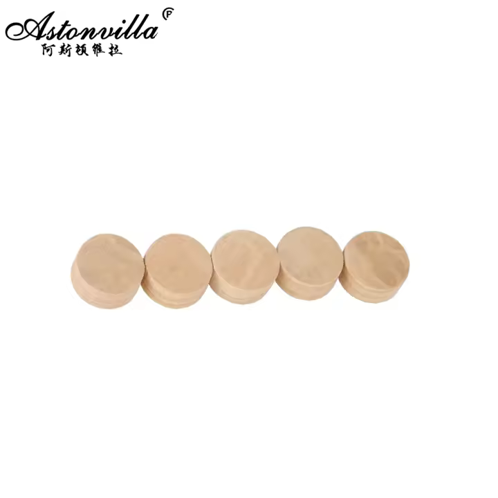 5Pcs Asiento De Vino De Corteza Para Trompeta Y Trombón Reparación De Instrumentos De Bronce Accesorios Diámetro 9mm Grosor 4mm - 1