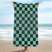 Toalla De Baño Demon Slayer Anime Absorbente Y Secado Rápido Algodón Puro Estilo De Playa Tamaño Rectangular Para Deporte Y Viaje - details 4