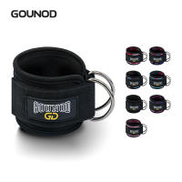 2pc/3pc GOUNOD Tirantes De Tobillo Para Fitness Cinturones De Soporte Ajustables Con Anillo D-Ring Para Ejercicios De Poder En El Gimnasio Con Hebilla Protección Deportiva - details 0