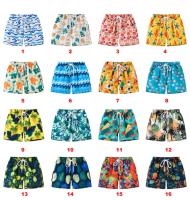 Cool and comfortable summer beach shorts for boys and girls Children's shorts Boys and girls fashion cartoon beach shorts baby casual sports shorts swimming trunks thin - details 1