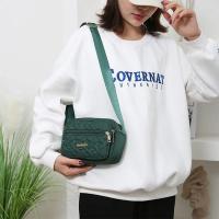 Nueva Moda Bolso De Hombro Para Mujer En Nylon Con Bordado Cierre De Cremallera Casual Bolso Cuadrado De Mujer Con Estilo - details 9