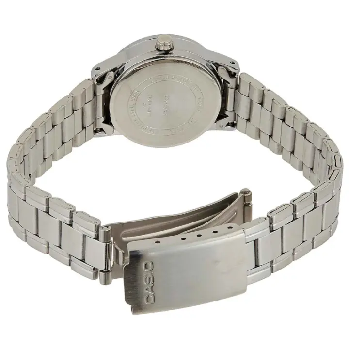 Casio LTP-V002D-2BUDF - Reloj estándar de acero inoxidable con esfera azul claro para mujer - 1