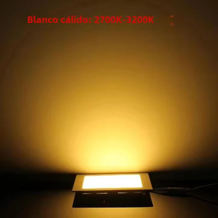 Lámpara De Techo LED De Panel Cuadrado Recubrimiento Relleno De Aluminio Ultrafina Regulable 3W-25W Luz De Techo Reclinada - 1