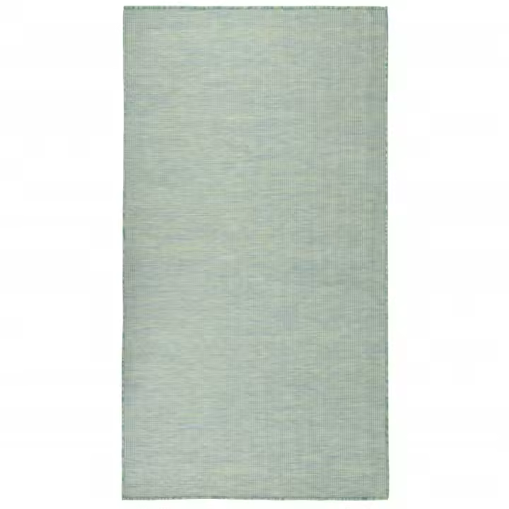 vidaXL Alfombra de exterior de tejido plano turquesa 80x150 cm - 1