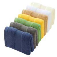 Toalla textil para el hogar, toalla absorbente para el lavado facial, toalla de baño, toalla de hotel de algodón puro teñido, toalla de regalo con logotipo bordado - details 3