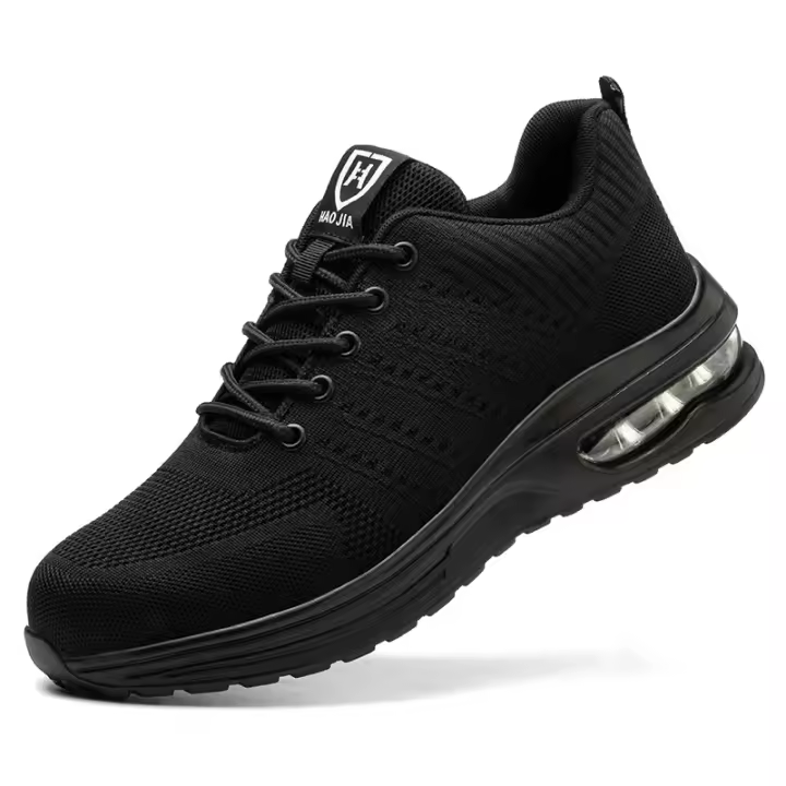 Zapatos de Seguridad Hombre Mujer Zapatillas de Seguridad Ligeras Zapato de Trabajo Códodo Transpirable with Puntera de Acero Negro Talla 44 SSIT - 1