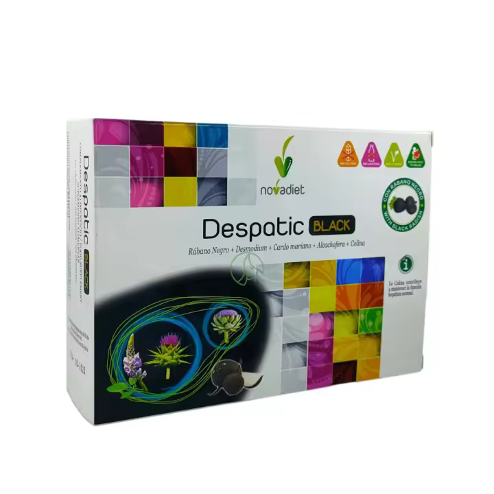 Despatic Black Novadiet Raíz Circulatorio - Colesterol - Glucosa Inicio Digestivos y Depurativos - 1