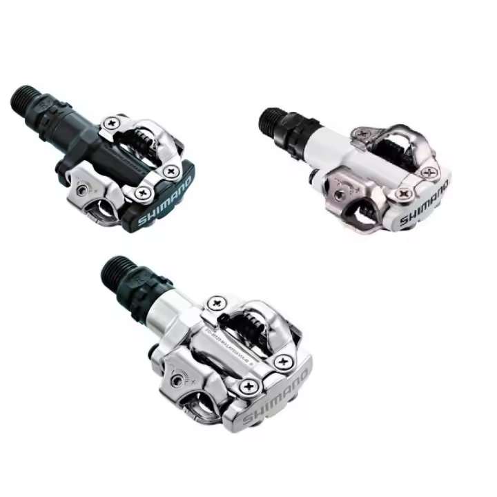 Shimano Pedales M520 SPD Diseño Compacto Fijación Fácil - Pedales para Bicicleta - 1