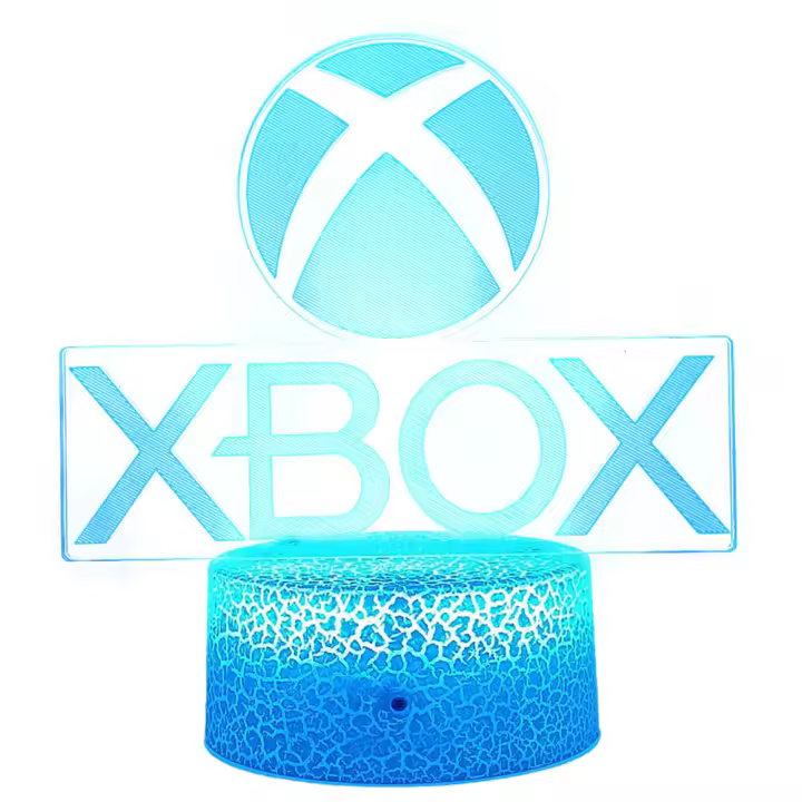 Lámpara 3D LED Controlada Por App Para Xbox Juguete Iluminación Nocturna Para Niños Regalo De Cumpleaños Directo USB - 1