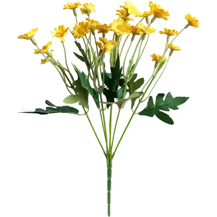 Poenia Arte Floral Ramo de Girasoles Artificiales 35cm - Pack de 3 - Decorativo - 1