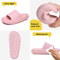 Zapatillas Cómodas Para El Hogar y La Ducha Chanticlas de Verano Antideslizante Rosa Negro - details 2