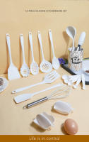 Set De Utensilios De Cocina En Silicona Rosa 18 Piezas Herramientas De Cocina Ecológicas Y Prácticas Incluye Tampones Medidora - details 0
