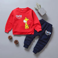 Ropa Bebé Niño Niña Primavera Otoño Conjunto Casual Camiseta Pantalones 2 Piezas Traje Infantil Outfit Bebé Recién Nacido - details 0