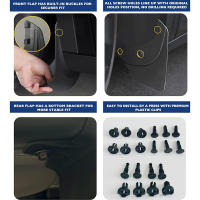 NovaAcc 2024 Guardabarros Mejorados Para Tesla Model Y 2017-2023 Protector De Rueda Resistentes a Todas Las Estaciones Accesorios Para Coche - details 8