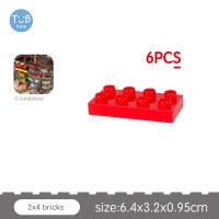 Juguetes DIY Para Niños Y Bebés Bloques De Construcción Grandes Con Vías De Tren Y Semáforos Rojos En Color Negro Accesorios Duplo Para Juego De Construcción - details 11