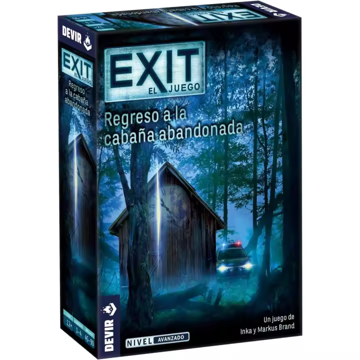 Devir - Exit: Regreso de la Cabaña Abandonada, Juego de mesa , escape room, juego de misterio,DEVIR BGEXIT21SP) - 1