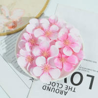 50Pcs Pétalos De Cerezo Artificiales De Seda Para Decoración De Casamiento Fiesta Hogar DIY Scrapbook Tarjeta Artesanía - details 10