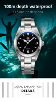 Reloj De Pulsera De Lujo Para Hombre ADDIESDIVE Marca Top Acero Inoxidable Resistente Al Agua 100m Cristal De Zafiro Luminoso Marca AD2023-1 - details 5