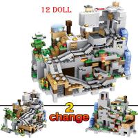 Juguetes De Construcción De Bloques 1000pcs Para Niños Modelo De Pueblo En La Granja Regalo De Navidad Bloques Pequeños Compatible Con Lego Material Plástico - details 1