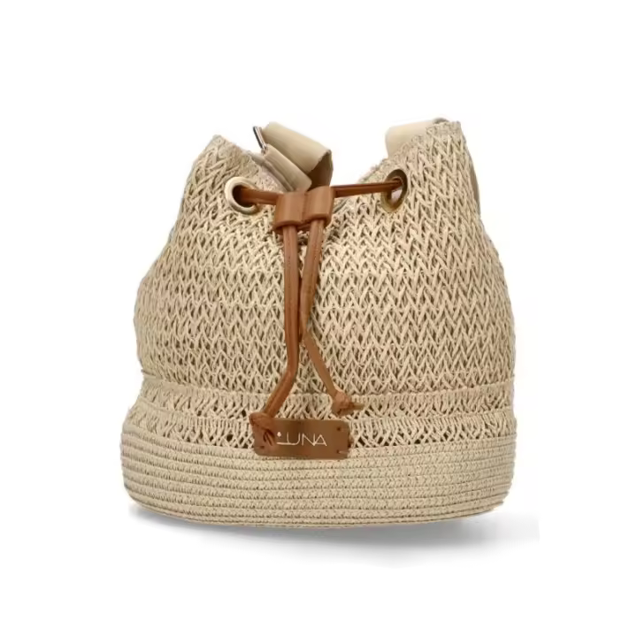Bolso bandolera pequeña Luna Collection trenc beige - 1
