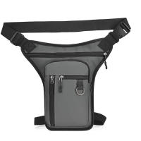 Bolsa Lateral De Motocicleta Para Hombres Múltiples Bolsillos Estilo Táctico De Cuero PU Bolsa De Viaje Deportiva Al Aire Libre - details 6