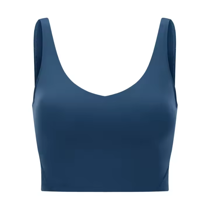 Sujetador Deportivo De Mujer SHINBENE Con Cuello En V Y Manga Larga Padded Short-sleeve Fitness Yoga Clásico Deportivo Top De Entrenamiento - 1