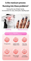 Lámpara De Uñas LED UV Mini Secador De Uñas Plegable 360° Lámpara De Secado De Uñas Para Manicura Con Iluminación Ultravioleta - details 1