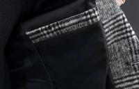 Chaqueta De Chequera Estilo Coreano Para Hombres Otoño Invierno Moda Elegante Casual Negocios Cierre Único Tamaño Regular - details 10