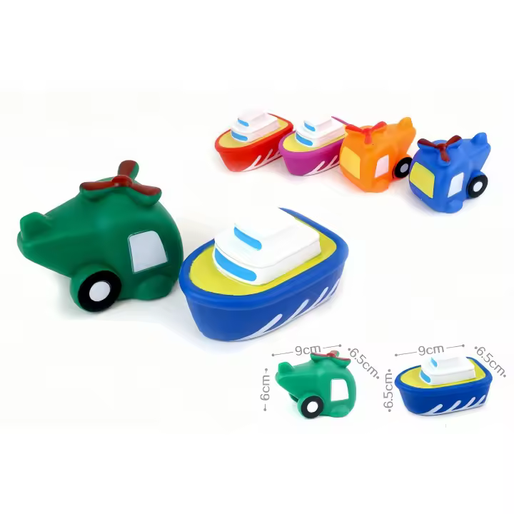 Juguetes para mascotas, coches de goma, modelos de barcos. - 1