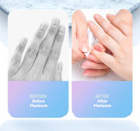 Set De Herramientas De Manicura 3PCS Acero Inoxidable Para Eliminar Piel Muerta Tijeras De Cutícula Set De Uñas - details 4