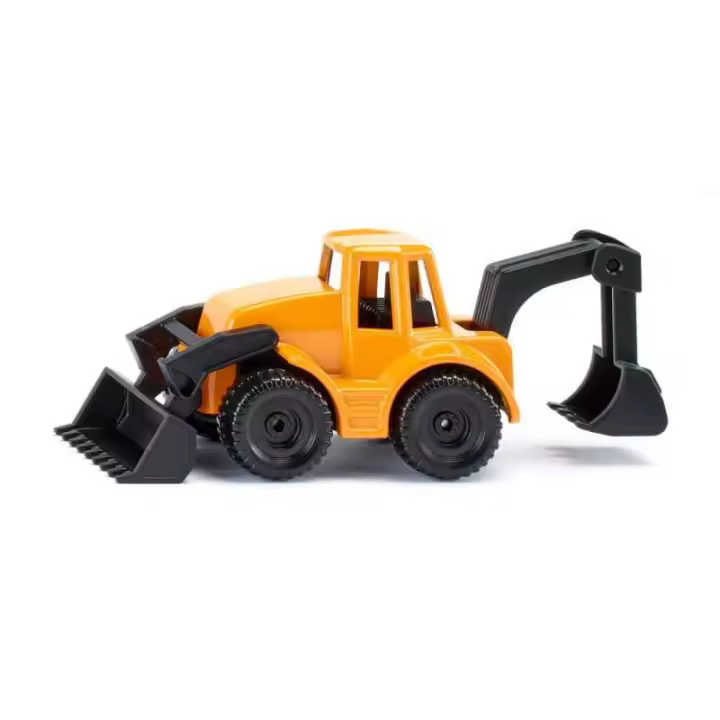 Siku Retroexcavadora Todo Terreno Doble Función - Máquina de Construcción Robusta - 1