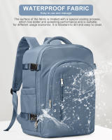 Mochila Para Laptop Grande Capacidad Para Viajes Unisex Nylon Con Compartment Para Computadora Sistema De Hombros Curvos De Cuerpo Mochila De Mano Suave - details 5