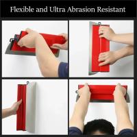4Pcs Espátula De Laminado Flexible Para Techo Y Pared Herramienta De Finición De Pintura Y Garmetit Plástico Y Acero Inoxidable - details 2
