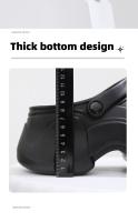 Sandalias De Plataforma Para Mujer 7cm Estilo Coreano Casual Confortable De Alta Calidad Antideslizantes Para Playa Y Jardín Moda Con Agujeros - details 6