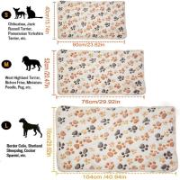 Manta De Piel De Lujo Para Perros Y Gatos Suave Y Cálida Alfombra De Sueño Para Mascotas Tamaño Único Paquete De 1 - details 0