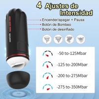 Masturbador Masculino Juguetes Sexuales Hombre - Masturbádores Masculino Electrónico con 5 Modos de Succión y Vibración Boca Masturbadora Hombre Electrico Juguetes Eróticos para Hombre Sexuales - details 0