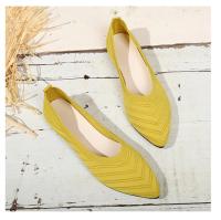 Zapatillas Planas De Puntera Punzante Para Mujer En Color Sólido Zapatos Slip on Transpirables Y Casuales Ballet Loafers - details 10