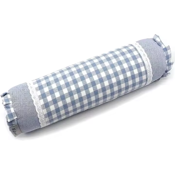 Buckwheat Cylinder Neck Roll Pillow - Edomi Cervical Pillow Buckwheat Hulls Filling Bolster For Cool - 1