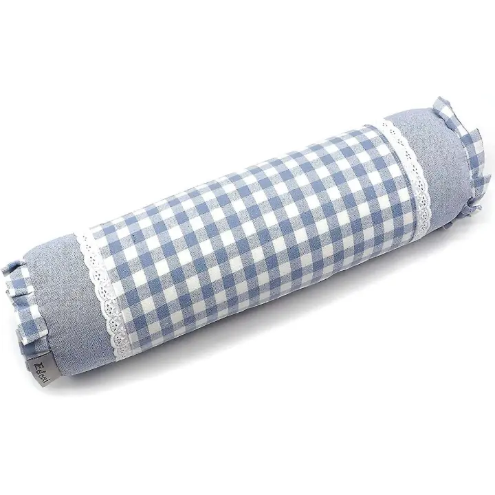 Buckwheat Cylinder Neck Roll Pillow - Edomi Cervical Pillow Buckwheat Hulls Filling Bolster For Cool - 1