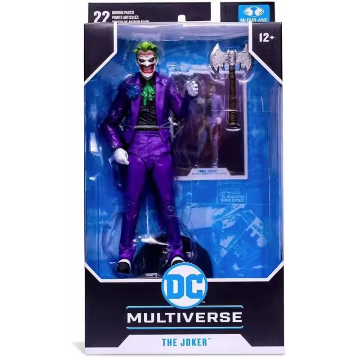 Bandai Figura de Acción DC Multiverse The Joker Mcfarlane Pack Deluxe con Accesorios y Bases - 1