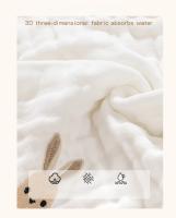 Toallas De Algodón Bordadas Para Bebé 6 Capas Pañuelos Para La Cara Y Manos De Recién Nacidos Bibs Suaves Pañuelos Para Niños Burp Cloth - details 3
