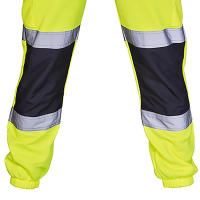 Pantalones De Seguridad Para Hombre Uniforme De Trabajo Con Rayas Reflectantes Pantalones Deportivos Sueltos Y Patchwork Tejidos De Algodón Y Lino Tipo De Tela: TWILL Secado Rápido - details 13