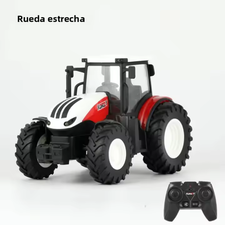 Juego De Juguetes Para Niños RC Tractor Y Camión Con Luz LED Control Remoto Simulador De Granjero Coche Y Camión De Escala 1/24 Para Niños - 1