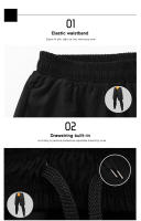 Pantalones De Compresión Para Hombre Tights Leggings Para Correr Gimnasio Deportes Fitness Secado Rápido Pantalones De Ejercicio Color Negro Ropa Deportiva - details 12