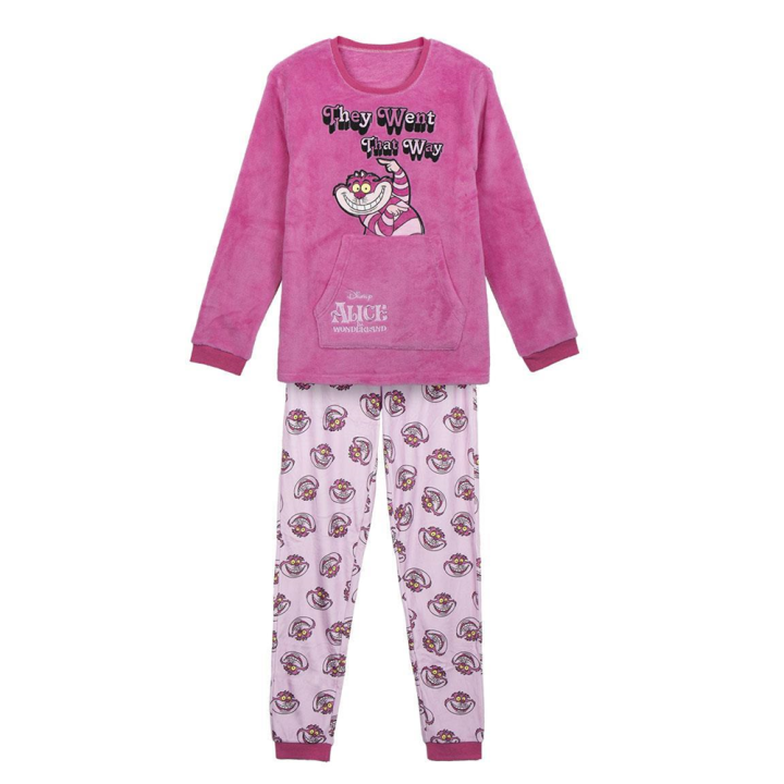 Pijama Largo Coral Fleece Disney Alicia Xs (Cerdá 2900002213_T1XS-C68)