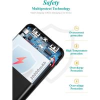 Batería externa externa de 30000 mAh, carga rápida, batería externa para teléfono móvil, cargador portátil de 2 puertos para iPhone, Samsung, Huawei, iPad, etc. - details 2