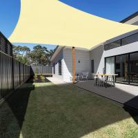 Sol revela Sombra Velos 2,5 m x 2,5 m Cuadrado Sombra Velas waterproof en Aire Libre Jardín protector solar Toldo with Cuerda, Gris - details 4