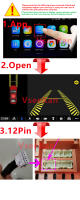 Sistema De Cámara Panorámica 360° Para Coche Con Pantalla Multimedia Android Función 360APP VseeKan Resistentes Al Agua Y Vibraciones Visión Nocturna Zoom Digital - details 2